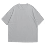 Camisetas Básica Oversized - Cinza