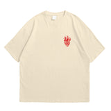 Camiseta Oversized - Brave Heart - Off White