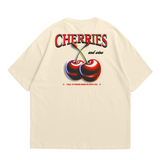 Camiseta Oversized - Cherry - Off White