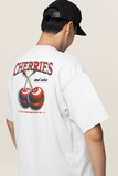 Camiseta Oversized - Cherry - Branca